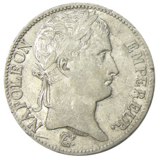 Монета 5 франков 1808 года A Франция (реверс)