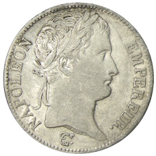 Монета 5 франков 1809 года A Франция (реверс)