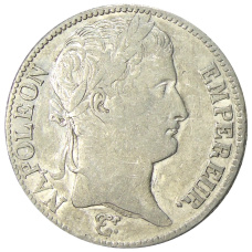 Монета 5 франков 1812 года M Франция (реверс)