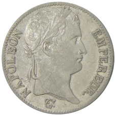 Монета 5 франков 1813 года A Франция (реверс)