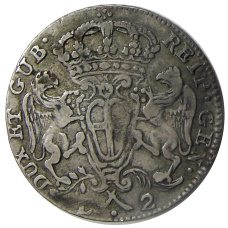 Монета 2 лиры 1792 года  Итальянские государства — Генуя (реверс)