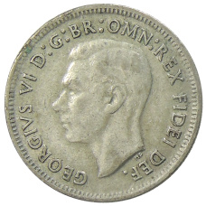 Монета 1 шиллинг 1952 года Австралия (реверс)