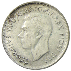 Монета 1 шиллинг 1952 года Австралия (реверс)