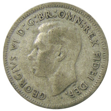 Монета 1 шиллинг 1952 года Австралия (реверс)