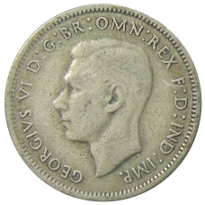 Монета 1 шиллинг 1946 года Австралия (реверс)