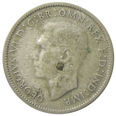 Монета 1 шиллинг 1946 года Австралия (реверс)