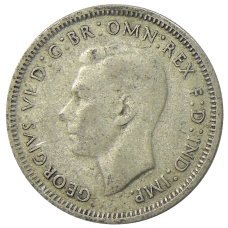 Монета 1 шиллинг 1948 года Австралия (реверс)