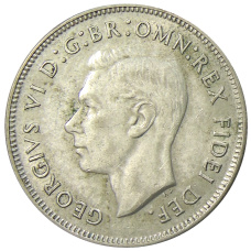 Монета 1 флорин (2 шиллинга) 1951 года Австралия — 50 лет Федерации (реверс)