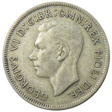 Монета 1 флорин (2 шиллинга) 1951 года Австралия — 50 лет Федерации (реверс)