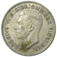 Монета 1 флорин (2 шиллинга) 1951 года Австралия — 50 лет Федерации (реверс)