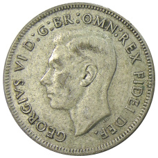 Монета 1 флорин (2 шиллинга) 1951 года Австралия — 50 лет Федерации (реверс)