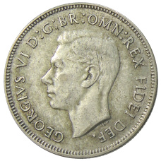 Монета 1 флорин (2 шиллинга) 1951 года Австралия — 50 лет Федерации (реверс)