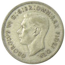 Монета 1 флорин (2 шиллинга) 1951 года Австралия — 50 лет Федерации (реверс)