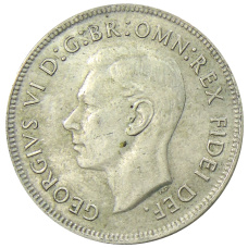 Монета 1 флорин (2 шиллинга) 1951 года Австралия — 50 лет Федерации (реверс)