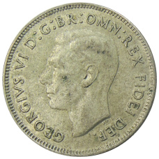 Монета 1 флорин (2 шиллинга) 1951 года Австралия — 50 лет Федерации (реверс)