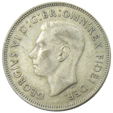 Монета 1 флорин (2 шиллинга) 1951 года Австралия — 50 лет Федерации (реверс)