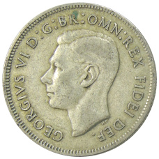 Монета 1 флорин (2 шиллинга) 1951 года Австралия — 50 лет Федерации (реверс)