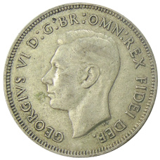 Монета 1 флорин (2 шиллинга) 1951 года Австралия — 50 лет Федерации (реверс)