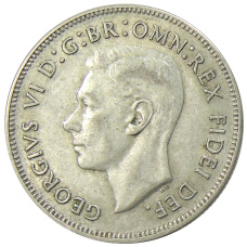 Монета 1 флорин (2 шиллинга) 1951 года Австралия — 50 лет Федерации (реверс)