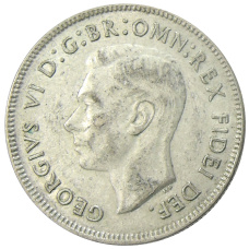 Монета 1 флорин (2 шиллинга) 1951 года Австралия — 50 лет Федерации (реверс)