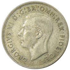 Монета 1 флорин (2 шиллинга) 1951 года Австралия — 50 лет Федерации (реверс)