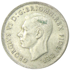 Монета 1 флорин (2 шиллинга) 1951 года Австралия — 50 лет Федерации (реверс)