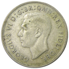 Монета 1 флорин (2 шиллинга) 1951 года Австралия — 50 лет Федерации (реверс)