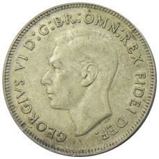 Монета 1 флорин (2 шиллинга) 1951 года Австралия — 50 лет Федерации (реверс)