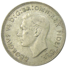 Монета 1 флорин (2 шиллинга) 1951 года Австралия — 50 лет Федерации (реверс)