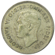 Монета 1 флорин (2 шиллинга) 1951 года Австралия — 50 лет Федерации (реверс)