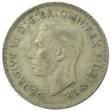 Монета 1 флорин (2 шиллинга) 1951 года Австралия — 50 лет Федерации (реверс)