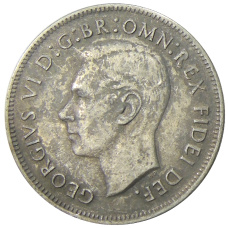 Монета 1 флорин (2 шиллинга) 1951 года Австралия — 50 лет Федерации (реверс)