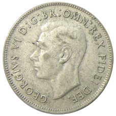 Монета 1 флорин (2 шиллинга) 1951 года Австралия — 50 лет Федерации (реверс)