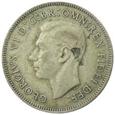 Монета 1 флорин (2 шиллинга) 1951 года Австралия — 50 лет Федерации (реверс)