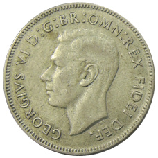 Монета 1 флорин (2 шиллинга) 1951 года Австралия — 50 лет Федерации (реверс)