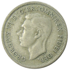 Монета 1 шиллинг 1952 года Австралия (реверс)