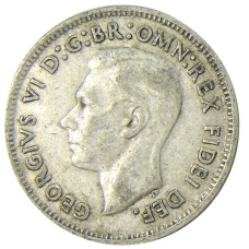 Монета 1 шиллинг 1952 года Австралия (реверс)