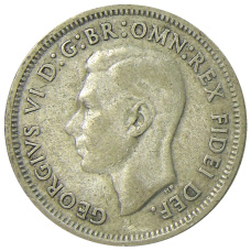 Монета 1 шиллинг 1952 года Австралия (реверс)