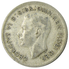 Монета 1 шиллинг 1952 года Австралия (реверс)