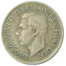 Монета 1 шиллинг 1952 года Австралия (реверс)