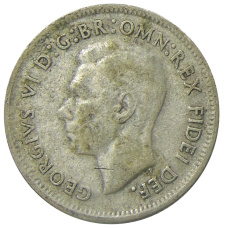 Монета 1 шиллинг 1952 года Австралия (реверс)