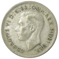 Монета 1 шиллинг 1952 года Австралия (реверс)