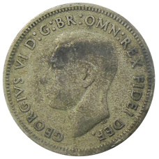 Монета 1 шиллинг 1952 года Австралия (реверс)