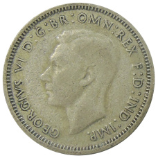 Монета 1 шиллинг 1948 года Австралия (реверс)