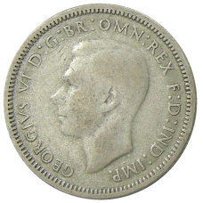 Монета 1 шиллинг 1946 года Австралия (реверс)