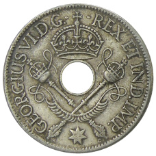 Монета 1 шиллинг 1938 года Британская Новая Гвинея (реверс)