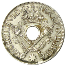 Монета 1 шиллинг 1938 года Британская Новая Гвинея (реверс)