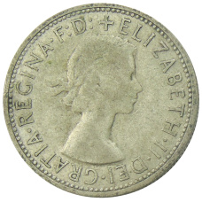 Монета 1 флорин (2 шиллинга) 1954 года Австралия — Королевский визит Елизаветы II (реверс)