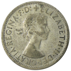 Монета 1 флорин (2 шиллинга) 1954 года Австралия — Королевский визит Елизаветы II (реверс)