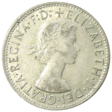 Монета 1 флорин (2 шиллинга) 1954 года Австралия — Королевский визит Елизаветы II (реверс)